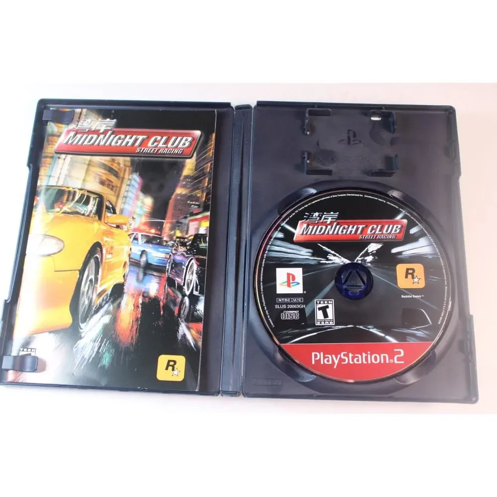Midnight Club Street Racing (PS2 Sony PlayStation 2, 2000) Authentic, Complete